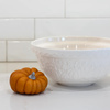 Misa ceramiczna Mason Cash Pumpkin 24 cm, 2 l, kremowa z motywem dyni