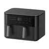 Xiaomi Dual Zone Air Fryer 10L Czarna Frytkownica 2700W 3.5L+6.5L Podwójna Strefa Smażenia