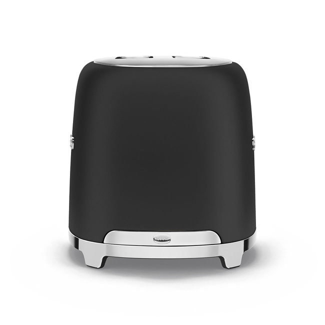 Smeg - Toster, dwie kromki, czarny mat Tsf01blmeu 50's style
