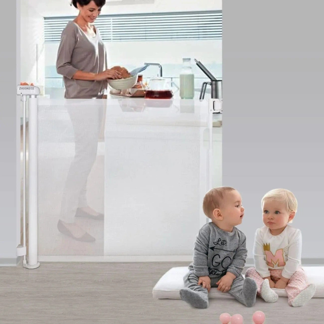 Bramka zabezpieczająca dla dzieci Momcozy BG019, szerokość do 140 cm