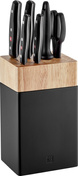 Zestaw 4 noży w bloku Zwilling Signature z nożyczkami i ostrzałką