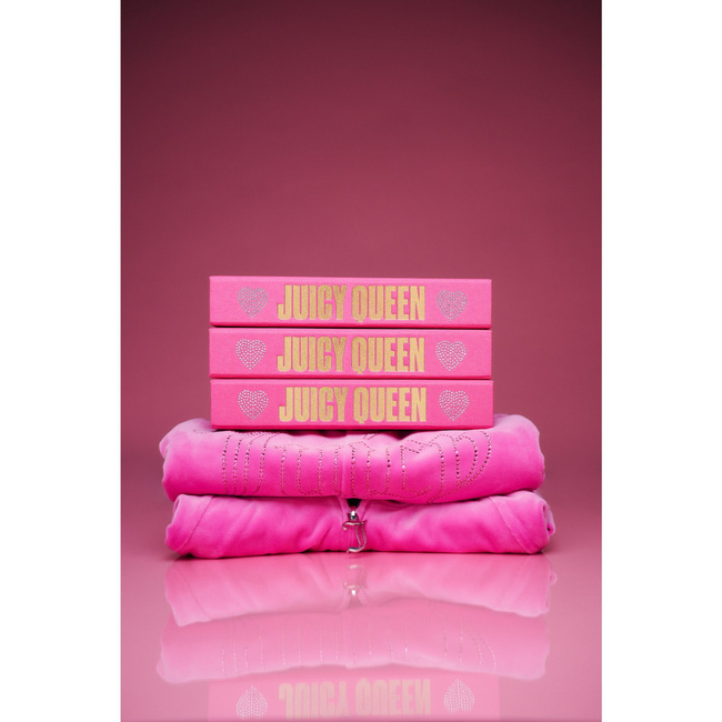 Szkatułka na biżuterię Printworks x Juicy Couture Juicy, różowa, w formie książki
