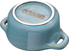 Gift Giving 4x Mini Cocotte Okrągły 10 Cm, Antyczny Turkusowy - Staub