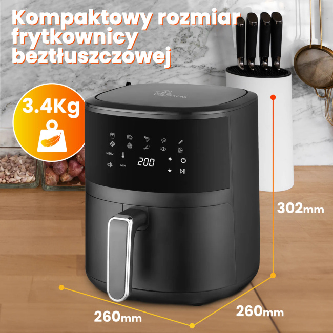 Extralink Home Air Fryer 4.2L Eu | Frytkownica Beztłuszczowa |