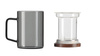 Szklanka z zaparzaczem Soho 350 ml grafitowa 29361 - Vialli Design