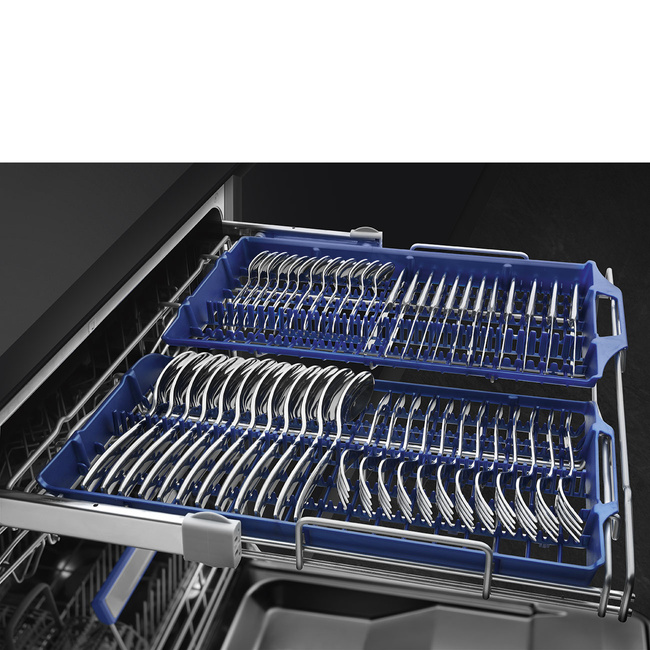 Smeg - Zmywarka do naczyń, 60 cm Universal Lsp324bqx Stal nierdzewna (panel sterowania).