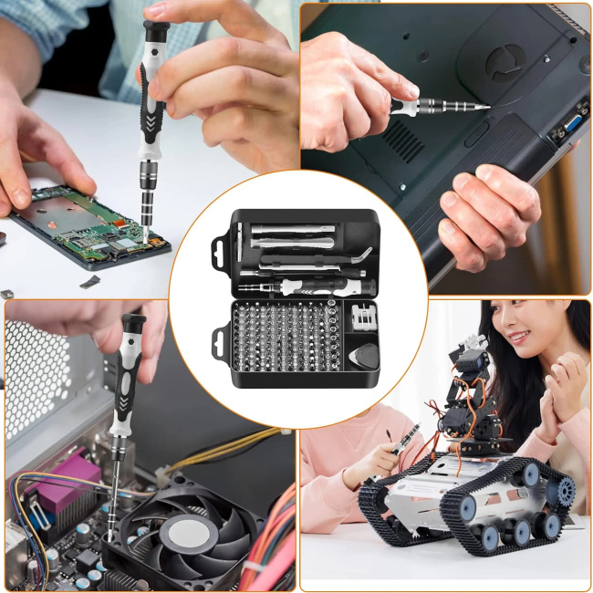 Extralink Zestaw Śrubokrętów Precyzyjnych 118w1 Wkrętaki Torx Do Elektroniki