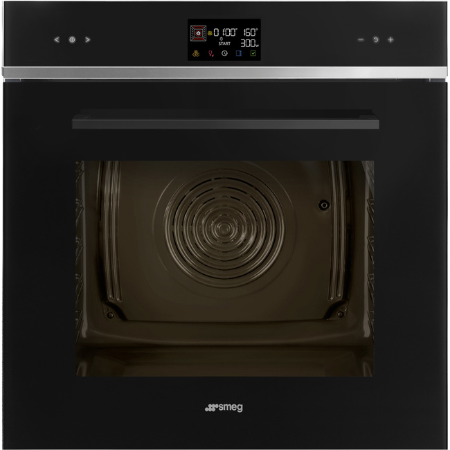 Smeg - Piekarnik, speedwaveXL, Selezione, black SELEZIONE SO6402M2B Czarny