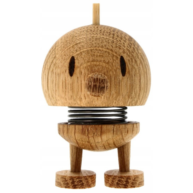 Hoptimist figurka Bumble Xs Mini dąb Fsc dekoracja skandynawska 5,8 cm