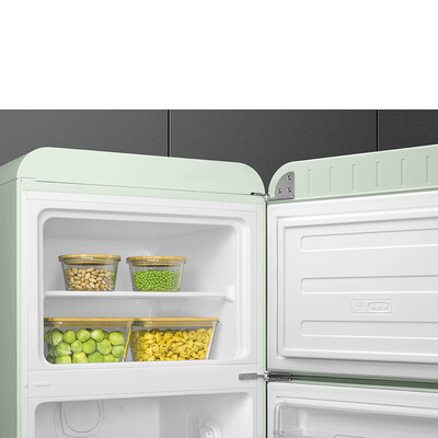 Smeg - Chłodziarko-zamrażarka FAB30RPG6 50'S RETRO STYLE - pastelowa zieleń