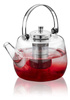 Infusa Czajnik do herbaty 1 ltr Szklane borokrzemowe szkło 19.5x12.5x17 cm GEFU