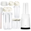 Blender Personalny II Mason Jar Ready White (zestaw 16 elementów) - Tribest