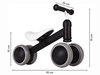 Rowerek biegowy Mini Rower Practise Black Ecotoys