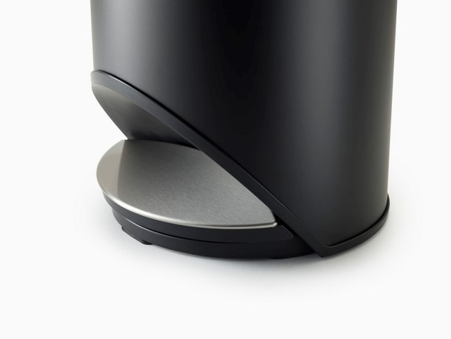 Kosz Okrągły Wolnostojący 10L. Carbon Black Arc - Joseph Joseph