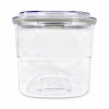 Wartmann pojemnik próżniowy 2l kwadratowy BPA-free 3-pozycyjny zawór mikrofalówka lodówka zamrażarka