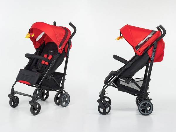 Wózek spacerowy Foppapedretti Hurra Cherry – czerwony