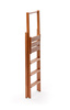 Drabina domowa Arredamenti Kimora 4, 4 stopnie z drewna bukowego, 141 cm, brązowa