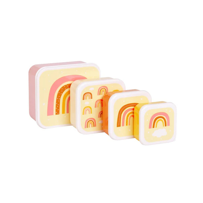 Lunchboxy dla dzieci Rainbows - A Little Lovely Company