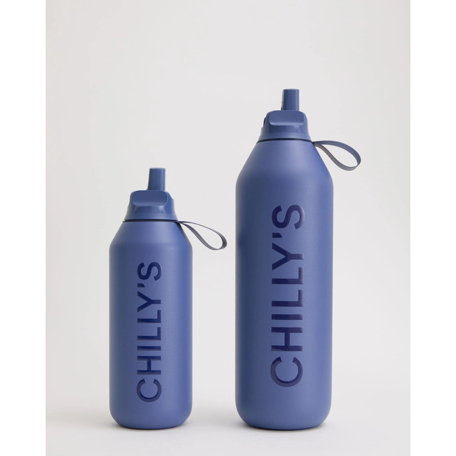 Butelka sportowa Chilly's | 500 ml | Niebieski (Wieloryb) Series 2 Sport - Chilly's Bottles