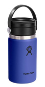 Butelka termiczna na kawę Hydro Flask Wide Mouth 12 oz (355 ml) z pokrywką Flex Sip, Capri Blue