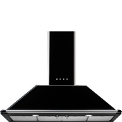 Smeg - Okap kuchenny, Victoria, 110 cm, czarny Victoria KT110Ble Czarny.