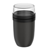 Lunchpot Mepal Ellipse XL 750 + 300 ml Nordic Black, dwa pojemniki