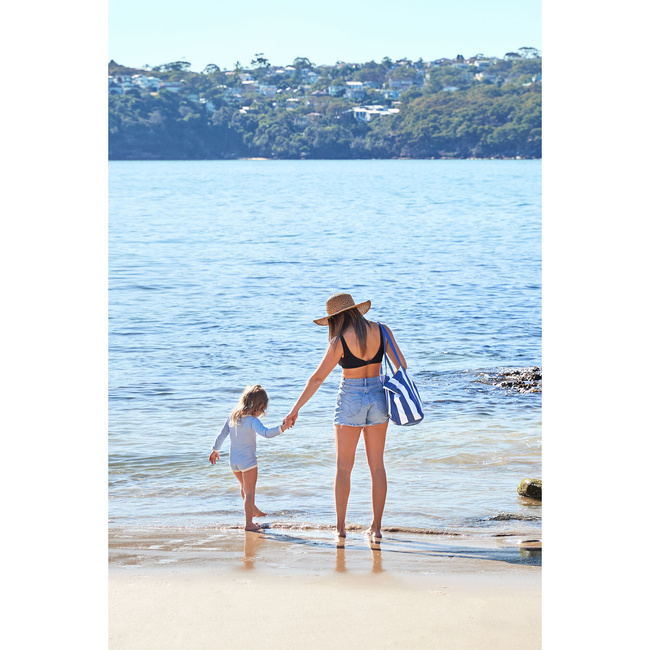 Torba na co dzień - Whitsunday blue M 39x19cm - Dock & Bay