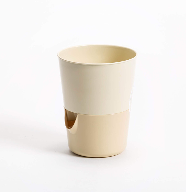 Plastia Rosmarin Doniczka Samonawadniająca 11 cm - kremowy