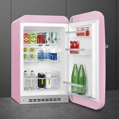 Smeg - Happybar FAB10HRPK6 50'S RETRO STYLE - pastelowy róż