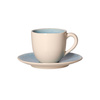 Rose&tulipani Concerto Fuse Azzurro Zestaw 6 filiżanek do espresso 90 ml