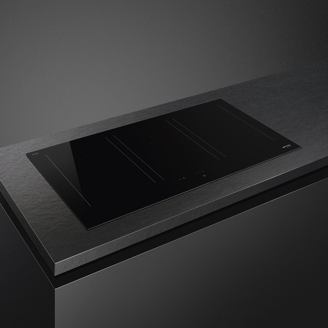 Smeg - Płyta Kuchennna Universal Sim3964D Czarne Szkło
