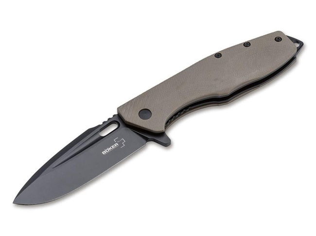 Nóż składany Boker Plus Caracal 01BO759, ostrze 8,7 cm, stal D2, rękojeść G10
