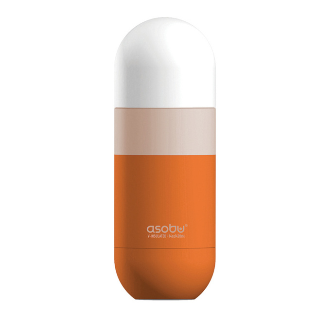 Asobu Butelka Termiczna Orb Pastel Orange, 420ml