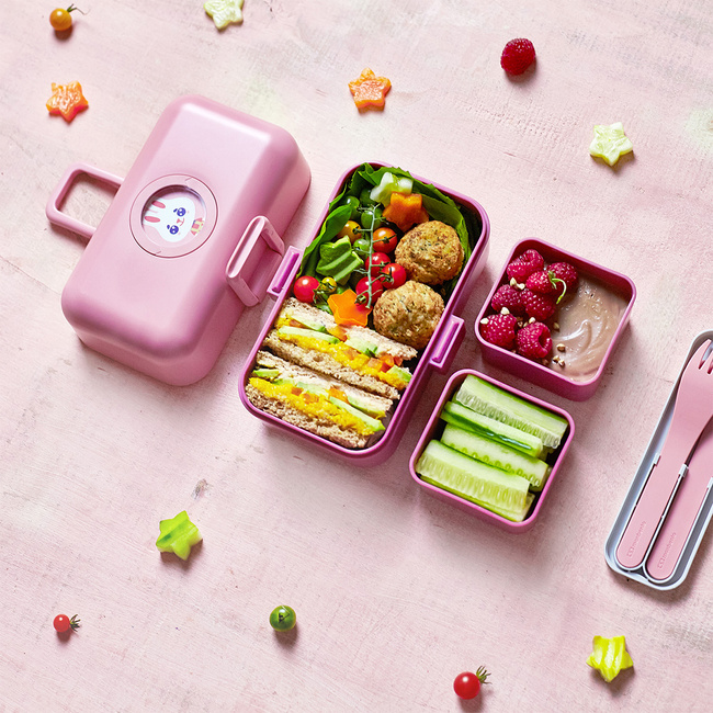Monbento Tresor Lunchbox Dla Dzieci 0,8 L Pink Blush