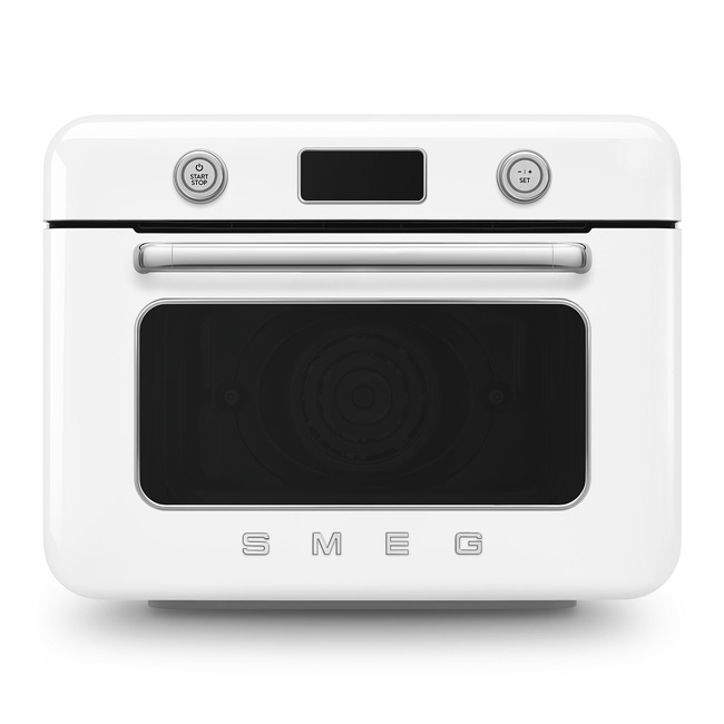 Smeg - Piekarnik nablatowy z funkcją pary COF01WHEU 50's Style - White