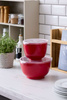 Zestaw misek 4 elementy New Margarethe Red - Rosti