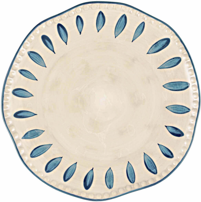 Domitilla Blu Notte Talerz Obiadowy - 27 Cm - Rose&Tulipani