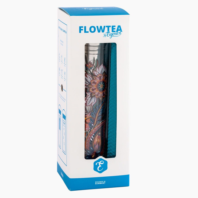 Butelka z podwójną ścianką i zaparzaczem FlowTea Fireflower - Eigenart