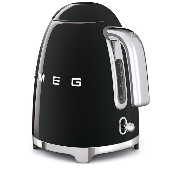 Smeg - Czajnik, Czarny Klf03bleu 50's Style