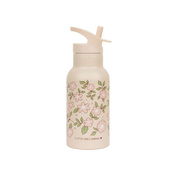 Kubek ze słomką dla dzieci Blossoms Pink 350 ml - A Little Lovely Company