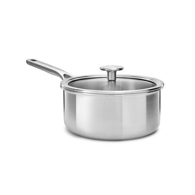 Rondel stalowy KitchenAid z pokrywką 1,5 l