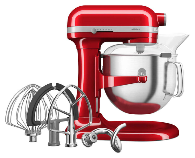 Mikser Planetarny Artisan 6,6 Kitchenaid 5KSM70SHXECA Czerwony Karmelek