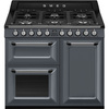 Smeg - Kuchnia Wolnost, 100cm, Victoria, Nieb. Victoria Tr103Gr Niebieskoszary.