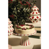 Porcelanowa patera na ciasto, ręcznie zdobiona naklejkami Delight - Alessi