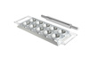 Forma do ravioli w kwadratach 5 x 5 cm x 10 szt, srebrna Design line - Marcato