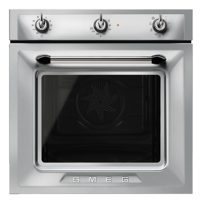 Smeg - Piekarnik, 60 cm, Victoria, inox Victoria SF6905X1 Stal nierdzewna (chromowane pokrętła).
