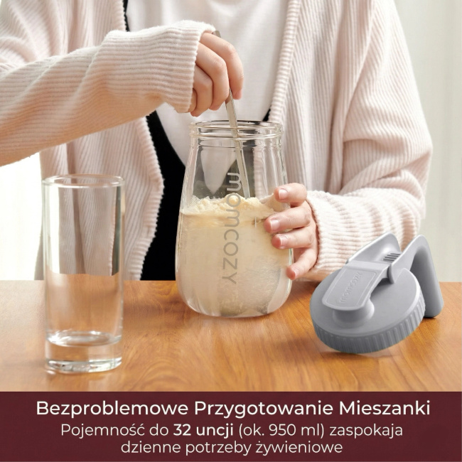 Momcozy Gp01 Szary | Pojemnik do przechowywania mleka matki 950ml