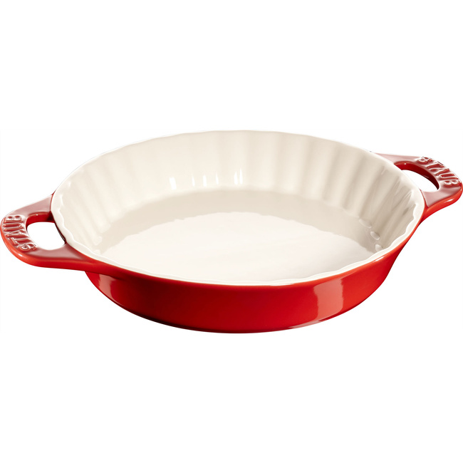 Okrągły Półmisek Ceramiczny Do Ciast 2 Ltr, Czerwony - Staub