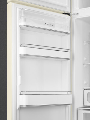 Smeg - Chłodziarko-zamrażarka FAB30LCR6 50'S RETRO STYLE - kremowy