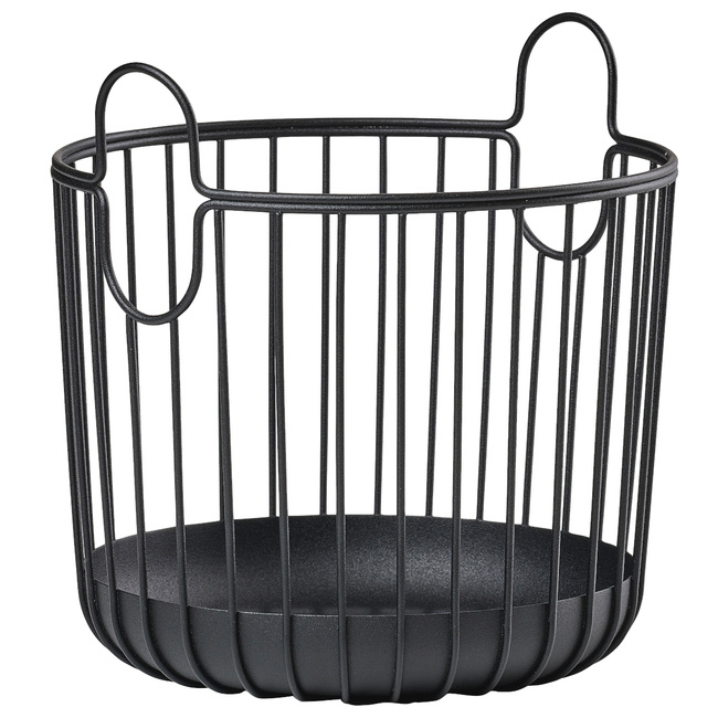 Kosz do Przechowywania Inu 20 x 20 cm Black 28262